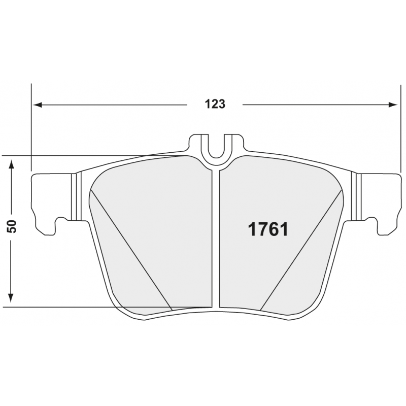 ABS-friendly for rear axles. Race brake pads - Audi / Seat / Skoda / VW
rear brake pad